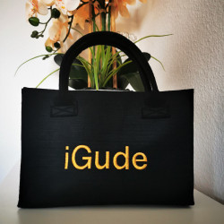 iGude - Tasche schwarz / gelb